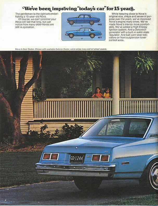1977 Chevrolet Nova Brochure Page 11